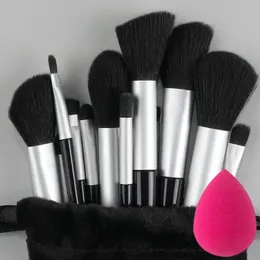 Makeup Brushes 13PCS Set Super soft EyesShadow Lip Contouring Brush Loose Powder Concealer brochas de maquillaje Tool 231211