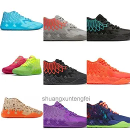 Mew MB.01 Rick och Morty Basketball Shoes till salu Lamelos Ball Men Women Iridescent Dreams Buzz City Rock Ridge Red MB01 Galaxy inte