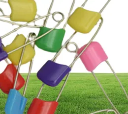 1000 pz 40mm 55mm Spille per pannolini per bambini Testa di sicurezza in plastica colorata Intero lotto7053393