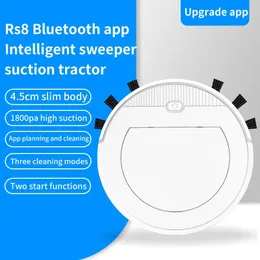 Aspirapolvere 5in1 Wireless Mobile Phone APP Telecomando Smart Robot Aspirapolvere Super silenzioso Spazzatrice Home Office 231211