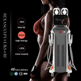 2024 HI-EMS Estimulador eletromagnético de alta intensidade Máquina de embelezamento de emagrecimento EMS Massageador elétrico Contorno corporal Não invasivo Queimar calorias