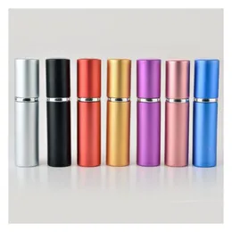 Parfüm Şişesi Epakket 5ml Mini Taşınabilir Yatılabilir Başına Atomizer Renk Sprey Şişe Boş Şişeler Moda Damla Teslimat Sağlığı Güzellik Dhuor