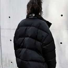 Casaco masculino Balencigss Down Jackets Alta Qualidade Inverno Novo Tridimensional Colarinho Bordado Logotipo Quente Jaqueta Tendência Solta Casual Estilo Unissex