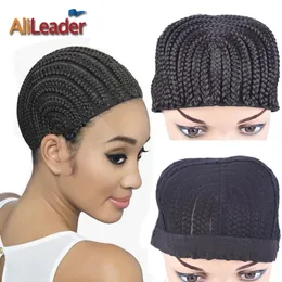 Wig Caps Good Cornrows Cap For Easier Sew In Braided Wig Caps Crotchet Black Color Crochet Braids Wig Cap Weave Cap For Making Wig 231211