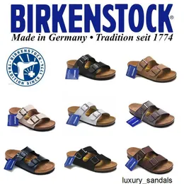 Birknstocks Sandal Terlik Erkek ve Kadın Sandalet Yaz Günlük Terlik Birknstocks Bir Çizgi Mop Cork Çift Düğmesi Düz Renk Soğuk paspas Erkek ve Kadınlar Hbed