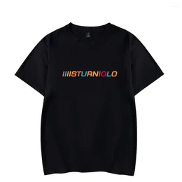 Magliette da uomo Magliette Sturniolo Triplette Let's Trip Merch Stampa T-shirt Moda unisex Divertente Casual Manica corta