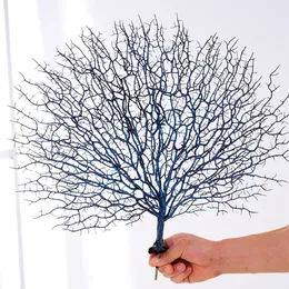 45cm Artificial Plastic Tree Branch White Coral Wedding Decorations Home Decoration Simulation Peacock Coral Dried Branch Fake pla3162