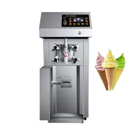 Masaüstü yumuşak servis dondurma yapımcıları ticari otomatik tatlı koni dondurma yapım makinesi