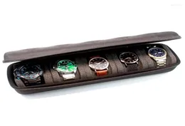 Scatole per orologi Custodie da 35 slot Box Collector Vetrina da viaggio Organizzatore Conservazione di gioielli per orologi Cravatte Bracciale Collane Brooc2457985