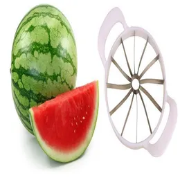 Cortador de melancia lnife cantaloupe slicer corer divisores de aço inoxidável divisor frutas cozinha barra jantar prático gadgets tools242t