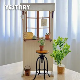 Doll House Accessories YESTARY BJD 1/6 Doll Garden Bar Partition DIY Material Kit For Blythe Ob22 Ob24 Dollhouse Accessories Miniature Garden Bar Toys 231212