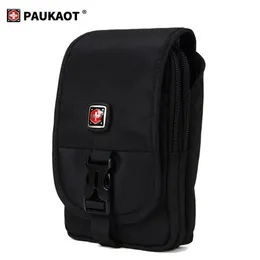 PAUKAOT Tactical Bum Bag Fanny Packs Men's Wallet Belt Bag Waist Bags Phone Pouch Outdoor Camping Holder Large LJ200930230J