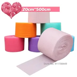 Gift Wrap 5MX20cm Pink HeartShape Socktproof Air Bubble Roll Party gynnar gåvor Skydd Filmförpackningsbröllopsdekoration Membran 231211