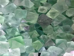 DHX SW 100 г натуральный цвет восьмигранный флюорит драгоценный камень кристалл минеральный образец исцеления и декор аквариума каменные поделки2112415