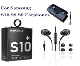 Fones de ouvido intra-auriculares de qualidade OEM 35mm fone de ouvido estéreo com microfone de controle remoto para Samsung S10 s9 S10E s8 pacote de caixa 5794738
