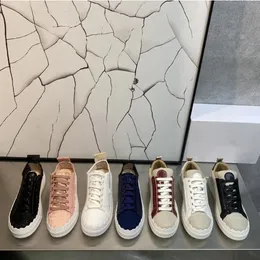 مصمم أحذية غير رسمية Laurens Sneaker Women Canvas Leather Mesh Strap