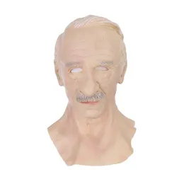 Maschera di Halloween Nonno 3D Parrucca realistica Divertente Divertente Un altro mio copricapo Cosplay Scherzo Gioco Mascherata Maschera in lattice Brinquedos Mascara G257M