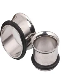 Tampões para os ouvidos F20 Mix314Mm 100 Pçslote Aço Inoxidável Único Flare Flesh Tunnel Piercing Jóias F128 Y4Aqu20713592249131