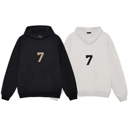 Fearofgod säsong 7 Main Line Durant Samma dimma nummer 7 mode män och kvinnor high street hoodie ins mode textur hoodie