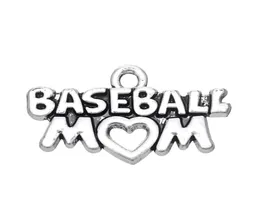 새로운 패션 DIY 20pcs Festival Festival Gift Baseball Mom Mom Charms jewelry women jewelry 목걸이에 적합한 보석 OR3106029