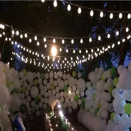 عيد الهالوين الجدة 20 LED G45 Globe Connectable Festoon Party Ball Lamps LED LED Christmas Lights Fairy Wedding Garden Pendant G246P