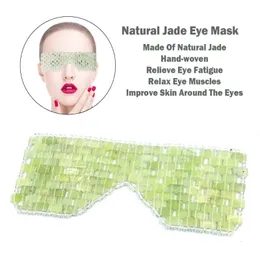 Blush High Quality 100 Natural Jade Eye Mask Narzędzia do pielęgnacji skóry narzędzia do pielęgnacji skóry 231211