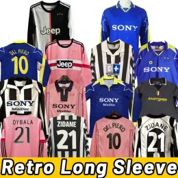 Koszulki piłkarskie Retro del Piero Montero Montero Pink Platini Zidane Inzaghi Rossi Vieri Davids Football Shirt Juventus 15 16 95 96 97 98 99 00 1996 1997 2000 2003 2004