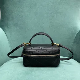 Gaby mini vanity çanta lambskin 10a en kaliteli tasarımcı crossbody çanta 17cm bayan omuz çanta gerçek deri kozmetik çanta klasik kadın omuz cüzdan cüzdan