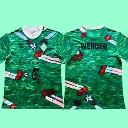 Тренировочные костюмы 2023 2024 Футбольные майки Werder Bremen SPECIAL Марвин Дакш Леонардо Биттенкурт ЧЕРНЫЕ ЗЕЛЕНЫЕ 23 24 ФУТБОЛЬНЫЕ ФУТБОЛКИ FRIEDL PIEPER