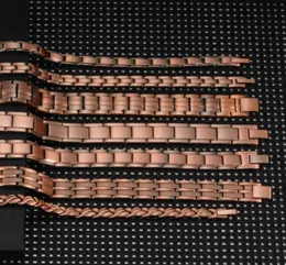 Vinterly Magnetic Armband Männer reine Kupferergiegesundheit männliche Kettenkette Vintage -Armreifen 2106116670653