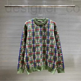 Suéteres femininos designer marca nova camisola para homens de malha cardigan geométrico jacquard padrão trabalho pesado bordado carta log puro algodão unisex 8q