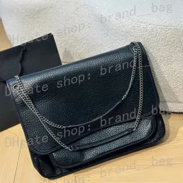 10a 47 cm ograniczona skóra niki crossbody torebka luksusowa torba łańcucha mody Flip Top torebka