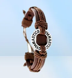 Charm Jewelrycharm Bilezikler Jimnastik Yeter Golf Golf Soer Beyzbol Beyzbol Voleybol Lae Hokey Tenis Deri Takı 6908589