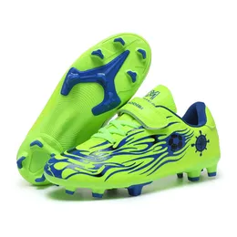 Ungdombarn Långa nagelfotbollskor AG TF Soccer Boots Children's Professional Low Top Training Cleats for Boys Girls