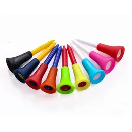 Golf tees 54mm plastik golf tees karışık renk paketi 100pcs 231212