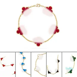 Luxury clover bracelet designer jewelry for women cleef love charm bracelets gifts Christmas Present2068
