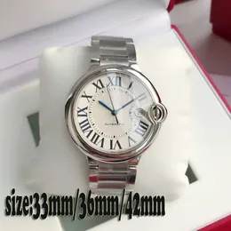 Watches Men for Women Watch Designer Mens Luxurys Watches 33/36/42mm Circular Luxury Watch Classic Balloon Watch Automatic Meanical Movement Watch