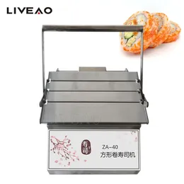 Portable Square Round Sushi Maker Japan Sushi Rice Roll Rolling Machine