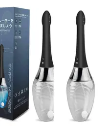 Vibradores sexuais brinquedo de chuveiro anal para homens mulheres limpador automático enema lâmpada íntima boa vagina recipiente de limpeza 11252892076