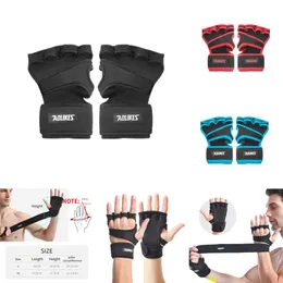 Nya sporthandskar Sport Vikt Lyft Träningshandskar för kvinnor Män Fitness Body Building Gymnastics Grips Gym Hand Palm Wrist Protector Gloves