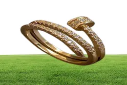 Korea Nowa biżuteria modowa Znakomita 14K Real Gold Plated AAA Cyrron Pierścień Elegancki Women039s Otwarcie Regulowany prezent ślubny 5957512
