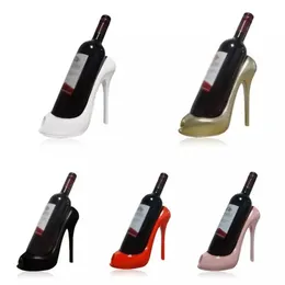 Scarpe con tacco alto Portabottiglie per vino Rastrelliera elegante per strumenti Accessori per cestini per decorazioni per la tavola del soggiorno del ristorante della festa in casa CCJ2091