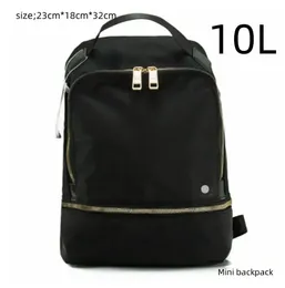 Six-color High-quality LL Outdoor Bags Student Schoolbag Backpack Ladies Diagonal Bag New Lightweight Backpacks Women Yoga Outdoor Bags with Logo