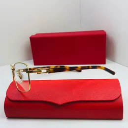 Carti óculos de sol de chifre de búfalo masculino feminino clássico quadrado lazer luxo óculos retangulares multicoloridos quadros de moda Sonnenbrille com caixa lunettes