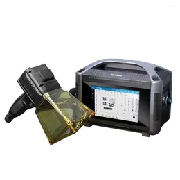 Tragbarer Handlaserdrucker, Text, Logo, Ablaufdatum, Barcode, QR-Code, Grafiken, 20 W, Metallgravurmaschine für Kunststoff