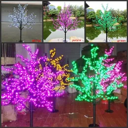 LED Wodoodporny krajobraz ogrodowy Lampa Tree Symulacja 1 5 m 480 576 światła LED Cherry Blossom Tree Light