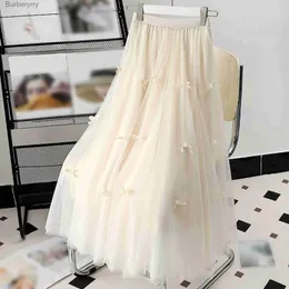 Röcke Röcke für Frau 2024 Faldas Langer Maillard-Herbstrock für Damen, elegant, hohe Taille, für Cocktailpartys, Hochzeit, ausgestellte Midi-Röcke in A-Linie, L231212