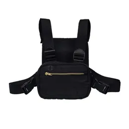 Mini uomo Chest Rig Streetwear Sport all'aria aperta Marsupio Arrampicata Spalla Telefono Cintura porta soldi Zaino tattico323J