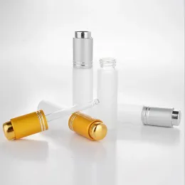 20 ml mini taşınabilir buzlu cam doldurulabilir parfüm şişesi boş kozmetik parfum şişesi damla kalitesi ile