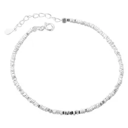 Pulseiras de prata da moda para joias femininas chiques Pulseira de corrente de prata 925 vendida com embalagem de caixa